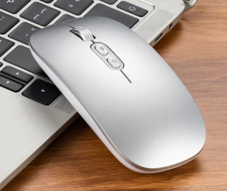 Dual-Mode Rechargeable AI Voice Mouse for English Users