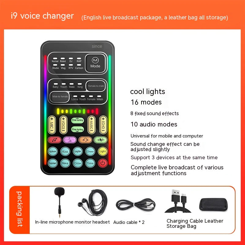 i9 Portable Voice Changer