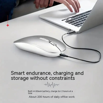 Dual-Mode Rechargeable AI Voice Mouse for English Users