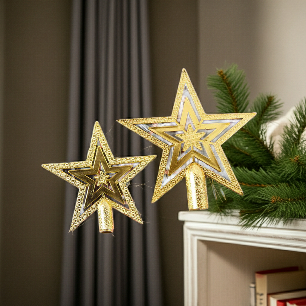 Christmas Tree Top Star Decoration