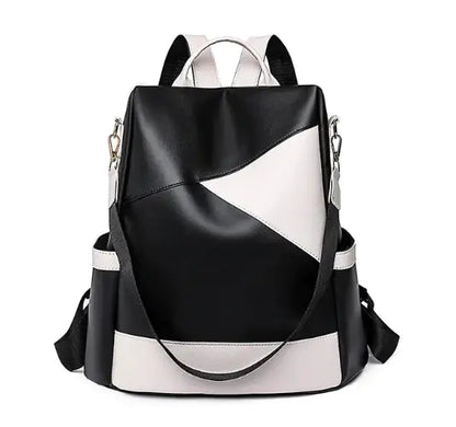 Bicolor Anti-Theft Backpack for Travel (One Piece)
