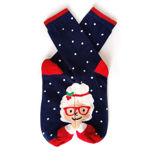 Thickened Casual Winter Christmas Socks for Women